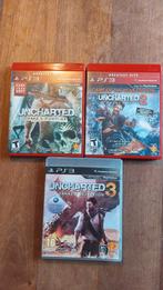 PS3 - Uncharted 1, 2 & 3., Spelcomputers en Games, Games | Sony PlayStation 3, Avontuur en Actie, Vanaf 16 jaar, Ophalen of Verzenden