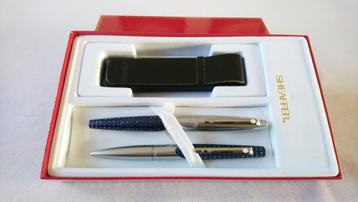 Sheaffer Intrigue Blue Whale Shark set Vulpen 14K/585 M-nib beschikbaar voor biedingen