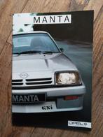 Opel manta brochure met prijslijst 1985, Nieuw, Opel, Ophalen of Verzenden, Opel