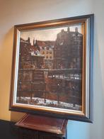 Gerard van Vliet, winters stadsgezicht van Amsterdam, Antiek en Kunst, Ophalen of Verzenden