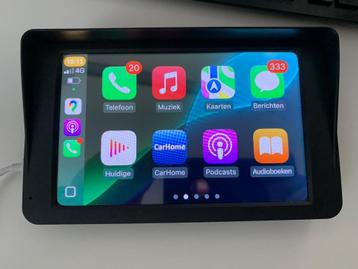 Los carplay scherm met houder. Werkt super. beschikbaar voor biedingen