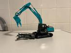 Kobelco SK200 met schaar 1/43, Ophalen of Verzenden, Zo goed als nieuw, Auto, Overige merken