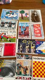 22 Bedankkaarten kinderpostzegels met postzegel, Ophalen of Verzenden