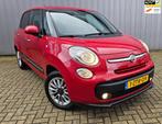 Fiat 500 L 0.9 Lounge 105Pk Pano, 48.000km! NAP !, Gebruikt, Euro 6, Leder en Stof, Open dak