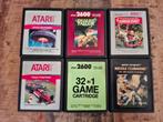 6 Atari 2600 spellen, Avontuur en Actie, Gebruikt, 1 speler, Ophalen of Verzenden