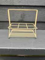 Vintage flessenrek voor 6 flessen uit de jaren 50 / 60., Ophalen of Verzenden