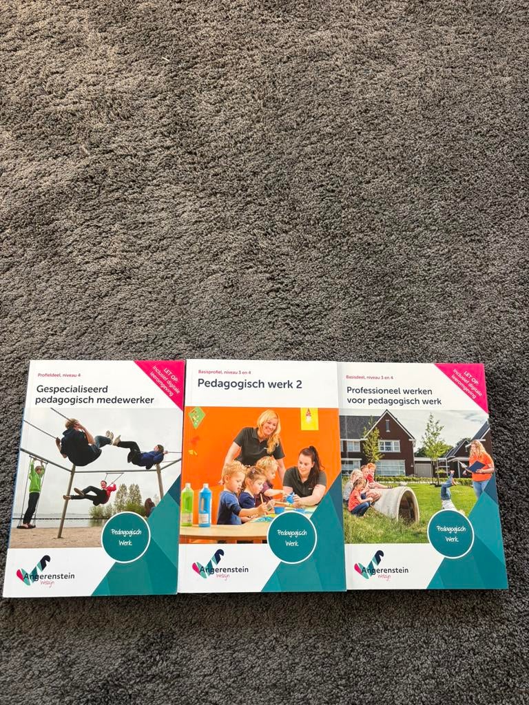 3 boeken opleiding GPM MBO 4, Ophalen of Verzenden, Zo goed als nieuw, Overige niveaus, Overige vakken