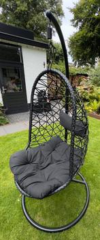 Hangstoel Fieve zwart (Karwei), Ophalen, Zo goed als nieuw, Wicker