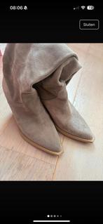 Sacha western laarzen overknee suede 37, Kleding | Dames, Ophalen of Verzenden, Zo goed als nieuw, Bruin, Hoge laarzen