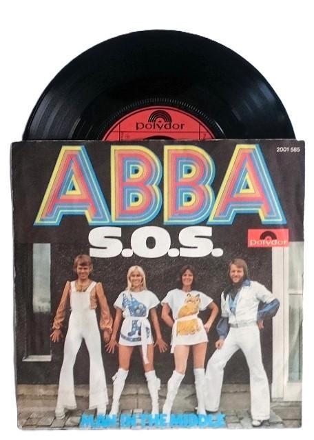Top2000#0918 Abba - S.O.S. (DE), Cd's en Dvd's, Vinyl Singles, Zo goed als nieuw, Single, Overige genres, 7 inch, Verzenden