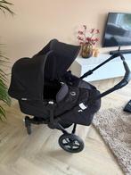 Bugaboo Donkey3 duo/tweelingkinderwagen - black edition, Gebruikt, Bugaboo, Met reiswieg, Ophalen