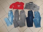 Pakket mt 158 /164 5 spijkerbroeken,spijkerblouse,longsleev, Ophalen of Verzenden, Gebruikt, Maat 158