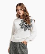 Studio Anneloes Valerie chunky flower pullover XL, Studio Anneloes, Wit, Maat 46/48 (XL) of groter, Ophalen of Verzenden