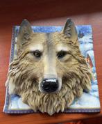 Kunst Wolven Kop / Nep Wolf Dieren Schedel Hoofd Jagen Jacht, Verzenden, Nieuw