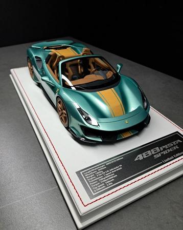 Ferrari 488 Pista Spider / Medio / DINO / 1:18 / no BBR, MR  beschikbaar voor biedingen