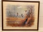 John E. Bradley Getting Away Pintails Eenden, Antiek en Kunst, Kunst | Litho's en Zeefdrukken, Ophalen of Verzenden