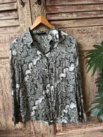 Someday witte viscose blouse mt 38 slangenprint, Maat 38/40 (M), Someday, Wit, Ophalen of Verzenden