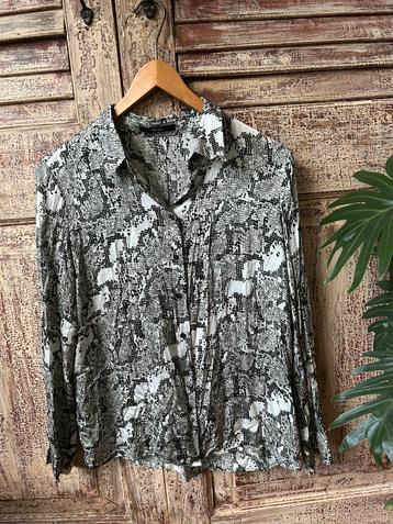 Someday witte viscose blouse mt 38 slangenprint beschikbaar voor biedingen