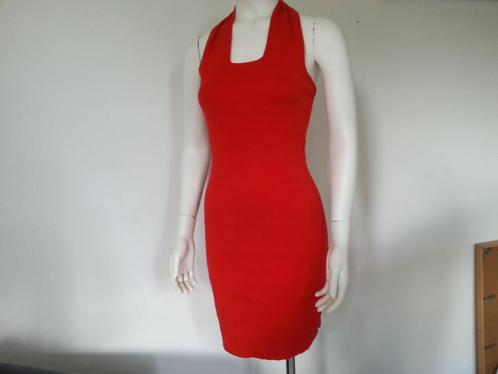 DOROTHEE BIS halter bodycon jurk rood maat 3 / 38-40, Kleding | Dames, Jurken, Zo goed als nieuw, Maat 38/40 (M), Rood, Boven de knie