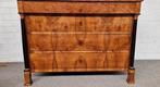 Antieke ladekast biedermeier vintage art deco, Huis en Inrichting, Kasten | Dressoirs, Ophalen, Gebruikt, 25 tot 50 cm
