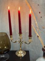 Vintage messing kandelaar, Ophalen of Verzenden, Overige materialen