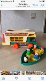 Fisher Price Family Camper net boot, Ophalen, Zo goed als nieuw, Speelset