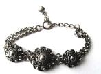 Prachtige Zeeuwse knop Armband, Sieraden, Tassen en Uiterlijk, Armbanden, Ophalen, Zo goed als nieuw, Zilver, Staal
