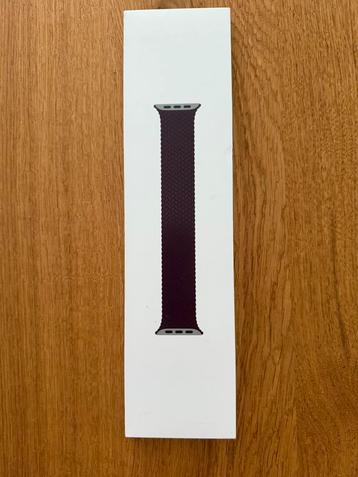 Originele Apple Watch 45mm Dark Cherry Braided Solo Loop beschikbaar voor biedingen