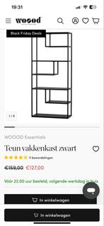 Vakkenkast metaal, zo goed als nieuw, Huis en Inrichting, Kasten | Boekenkasten, Ophalen, 50 tot 100 cm, Zo goed als nieuw, Minder dan 100 cm