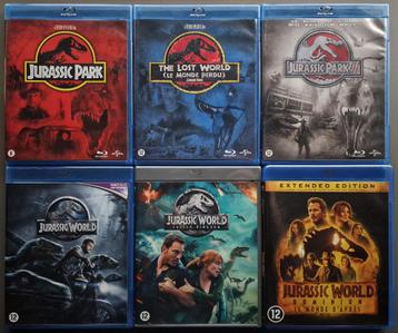Jurassic Park + World - 6 films - NL uitgaves beschikbaar voor biedingen