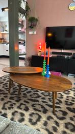 2 nieuwe masief houten salon tafels, Ophalen, 50 tot 100 cm, Nieuw, 50 tot 100 cm
