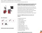 Weber Profi 2 machines banden(de)monteren en balanceren, Auto diversen, Autogereedschap, Ophalen, Zo goed als nieuw