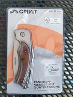 Crivit Zakmes met Riemtas  Houten handvat 19cm, Ophalen of Verzenden, Nieuw