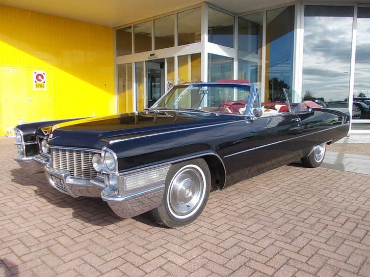 Cadillac De Ville CONVERTIBLE CABRIOLET 1965 (bj 1965), Auto's, Oldtimers, Bedrijf, Te koop, Open dak, Cadillac, Benzine, Cabriolet