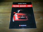 Suzuki Auto RAI Special Alle Modellen 2005 + Poster Swift, Boeken, Auto's | Folders en Tijdschriften, Overige merken, Zo goed als nieuw