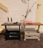 Bijzettafel met Tijdschriftenrek zwart, Huis en Inrichting, Tafels | Bijzettafels, Minder dan 45 cm, Minder dan 55 cm, Gerestyled