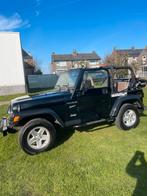 Jeep Wrangler 2.5 I Soft TOP Zwart met hardtop, Auto's, Jeep, 450 kg, 74 €/maand, 118 pk, 4 cilinders