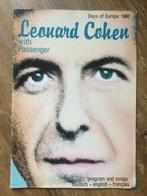 Leonard Cohen: Days of Europe 1980, Ophalen of Verzenden, Gelezen, Artiest