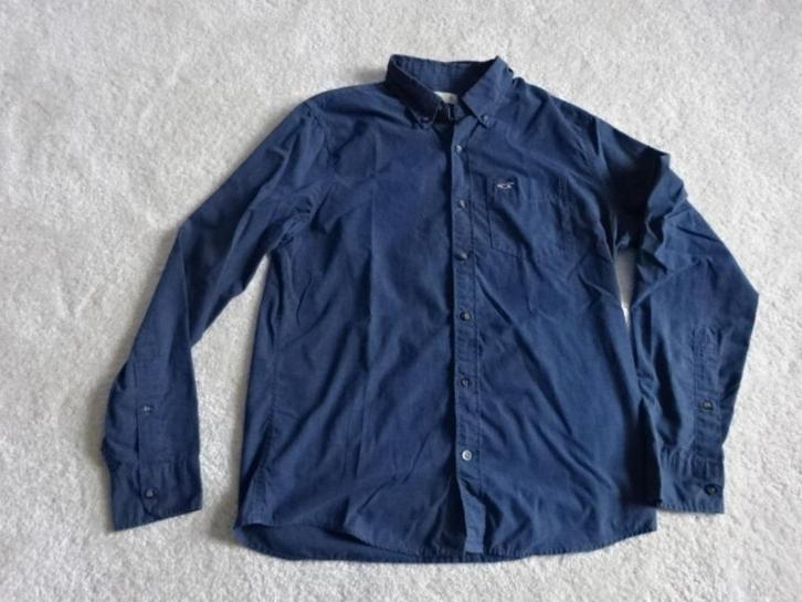 Overhemd van HOLLISTER / maat M, Kleding | Heren, Overhemden, Zo goed als nieuw, Halswijdte 39/40 (M), Blauw, Ophalen of Verzenden
