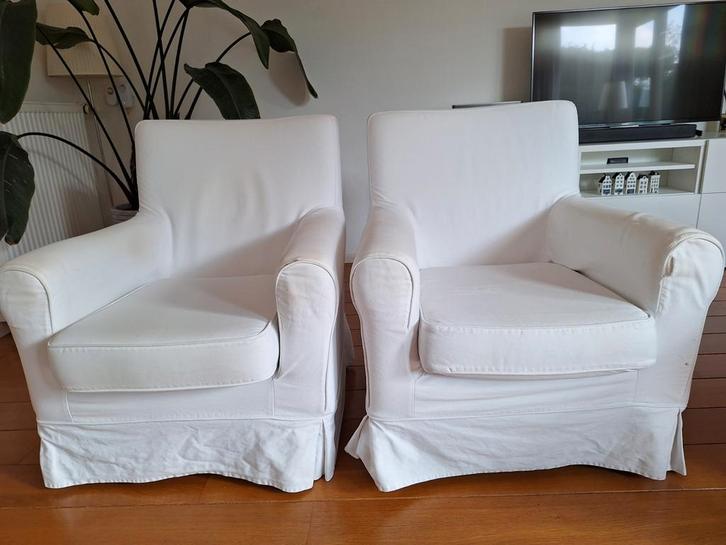 2x Ikea Jennylund Fauteuil, Huis en Inrichting, Fauteuils, Gebruikt, Stof, 50 tot 75 cm, 75 tot 100 cm, Ophalen