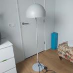 Paddestoel vloerlamp - Lichtgrijs - Zeer goede staat, Huis en Inrichting, Lampen | Vloerlampen, Ophalen, Zo goed als nieuw, Metaal