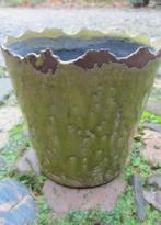 CUSCO - BLOEMPOT - KERAMIEK - CRAQUELE - RAFELRAND - APART