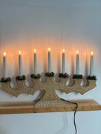Vintage Zweedse Adventskandelaar 7-lichts, Diversen, Kerst, Ophalen of Verzenden