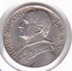 Vaticaanstad, 10 Lire, 1931, zilver (Pius XI), Postzegels en Munten, Munten | Europa | Niet-Euromunten, Zilver, Ophalen of Verzenden