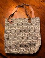 Stijlvolle Shopper met Geometrisch Patroon, Ophalen of Verzenden, Zo goed als nieuw, Grijs, Shopper