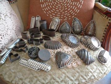 Brocante Oude Vormpjes Bakvorm Vorm  ** Mimosa ** beschikbaar voor biedingen