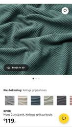 Hoes voor IKEA KIVIK tweezitsbank Kelinge Grijsturquoise, Huis en Inrichting, Banken | Sofa's en Chaises Longues, Tweepersoons