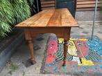 Teak tafel - 190/82/74 (l/b/h) uit Indonesië., Huis en Inrichting, Tafels | Eettafels, Gebruikt, Teakhout, 50 tot 100 cm, Vijf personen of meer
