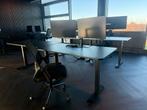 Complete Werkplek Set - Bureau, Stoel, 2 Schermen, Computers en Software, Ophalen, IPS, AOC, Akai, Full HD