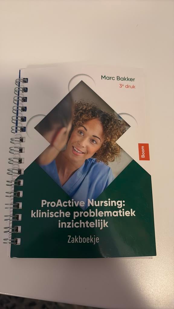 Marc Bakker - ProActive Nursing: zakboekje, Ophalen of Verzenden, Zo goed als nieuw, Marc Bakker, Nederlands